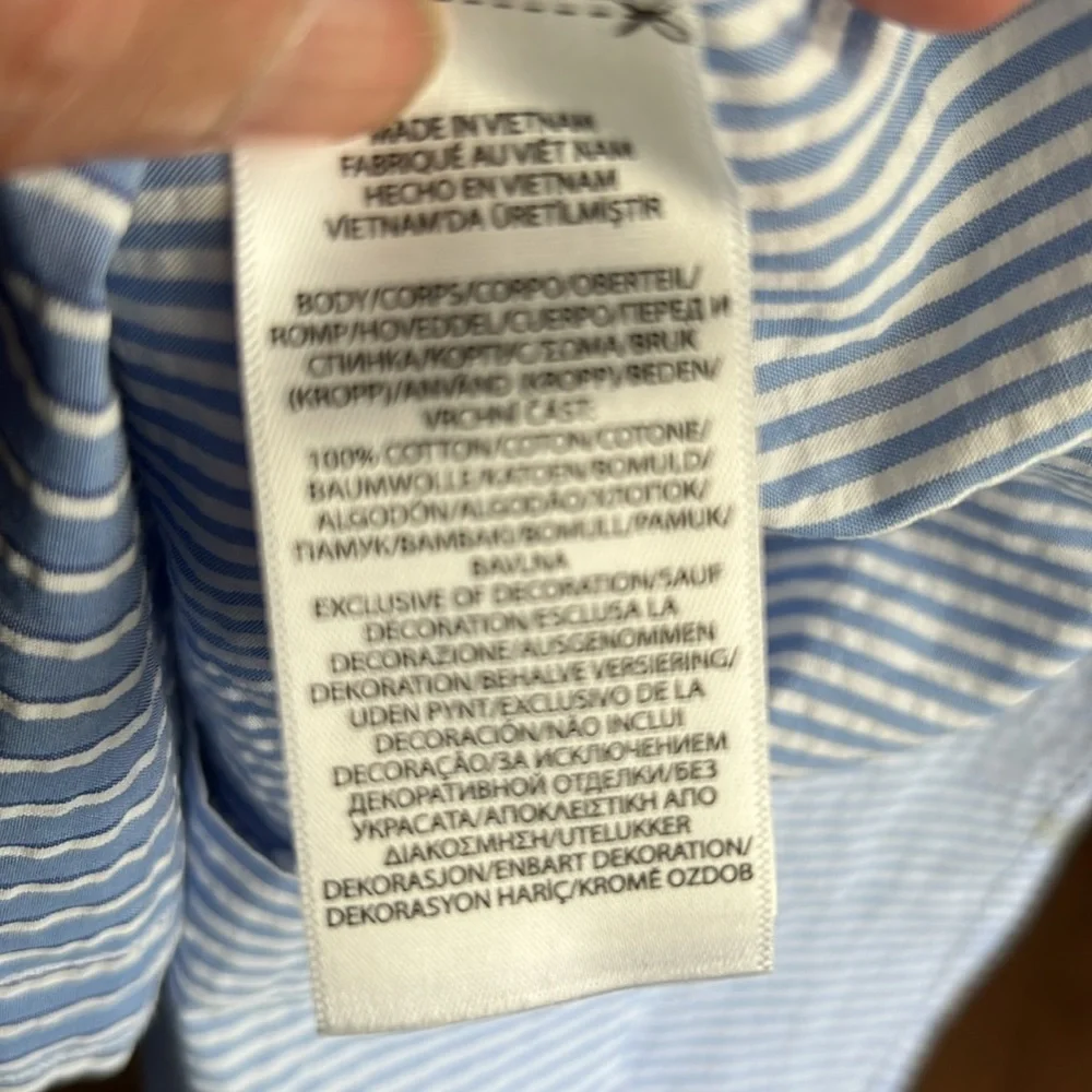 NWT Polo Ralph Lauren Boys Long Sleeve Seersucker Button Down Sz 3T